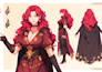 draw custom character sheet or reference sheet for character design